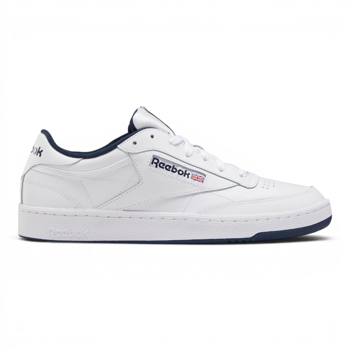 100000156 Bijele kožne tenisice s plavim detaljima – Reebok
