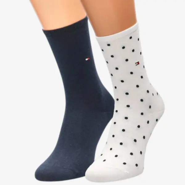 100001493-002 Tommy Hilfiger ženske čarape Women Sock Dot 2P off white