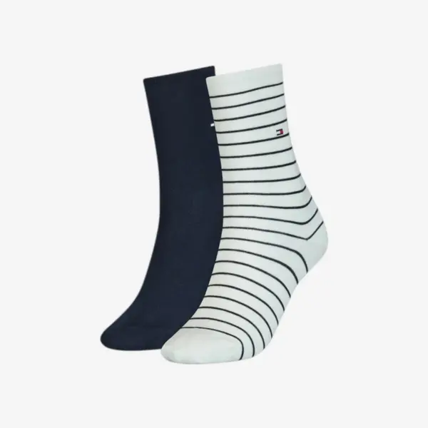 100001494-002 Tommy Hilfiger ženske čarape Women Sock Stripe 2P stripe off white