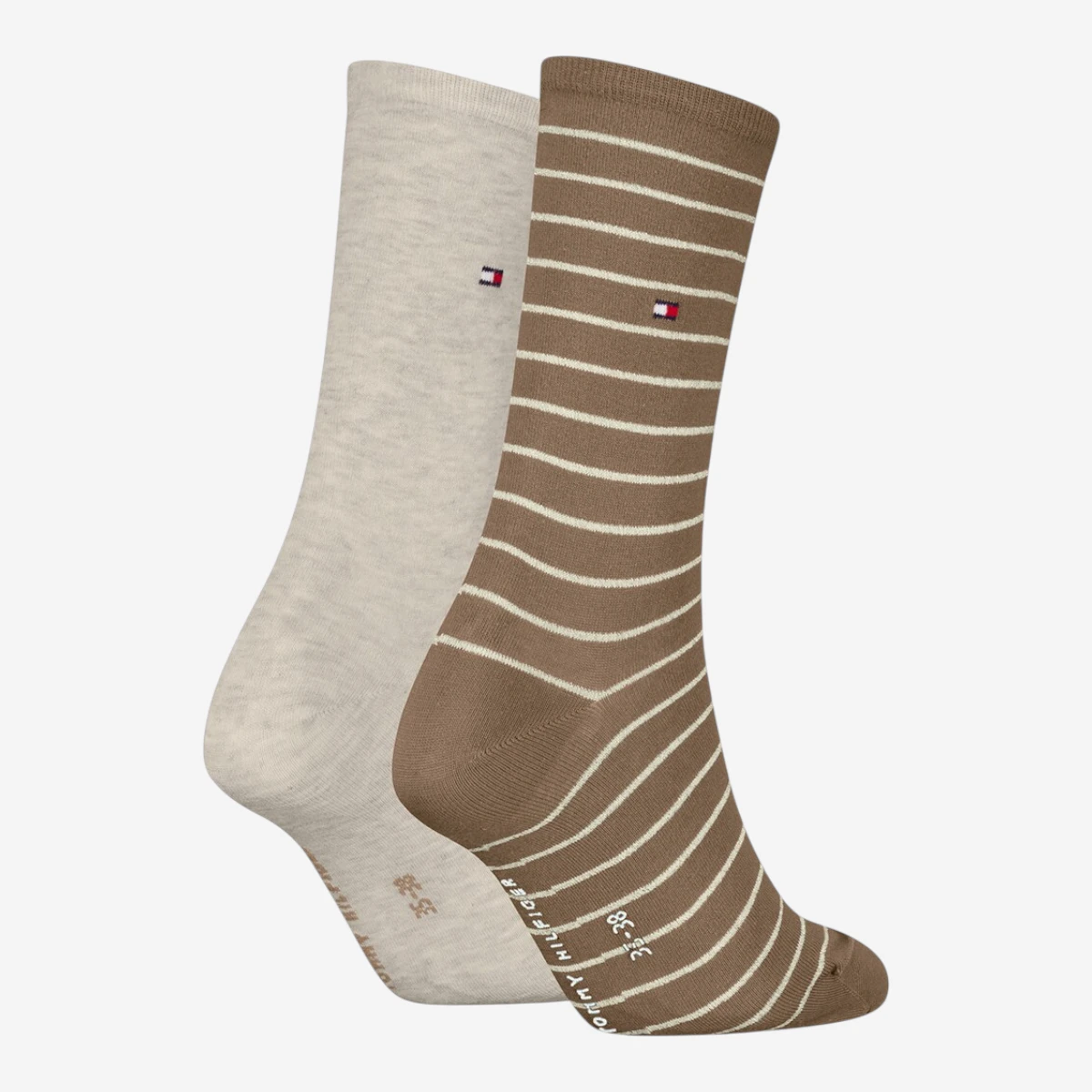 100001494-004 Tommy Hilfiger ženske čarape Women Sock Stripe 2P sand