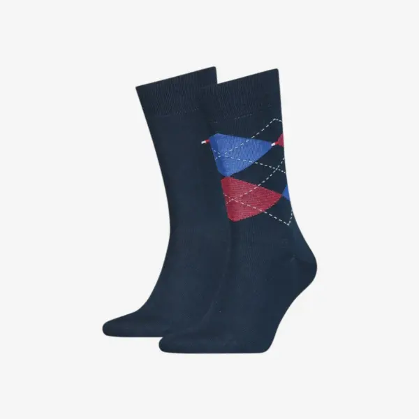 100001495-085 Tommy Hilfiger muške čarape Check 2P tommy original