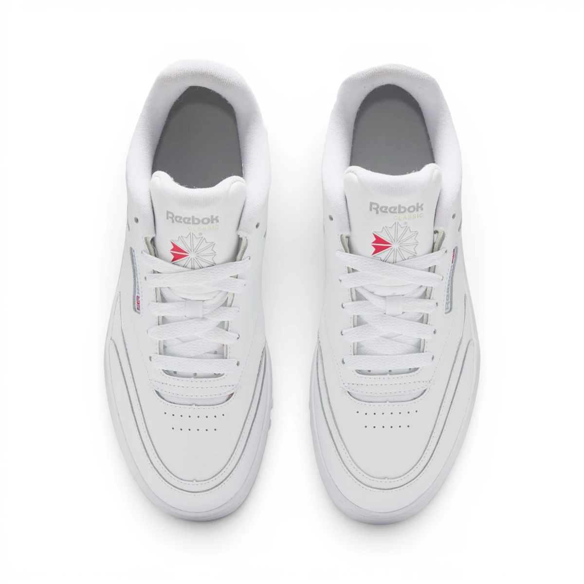 100033501 Bijele platformske kožne tenisice za svaki dan – Reebok