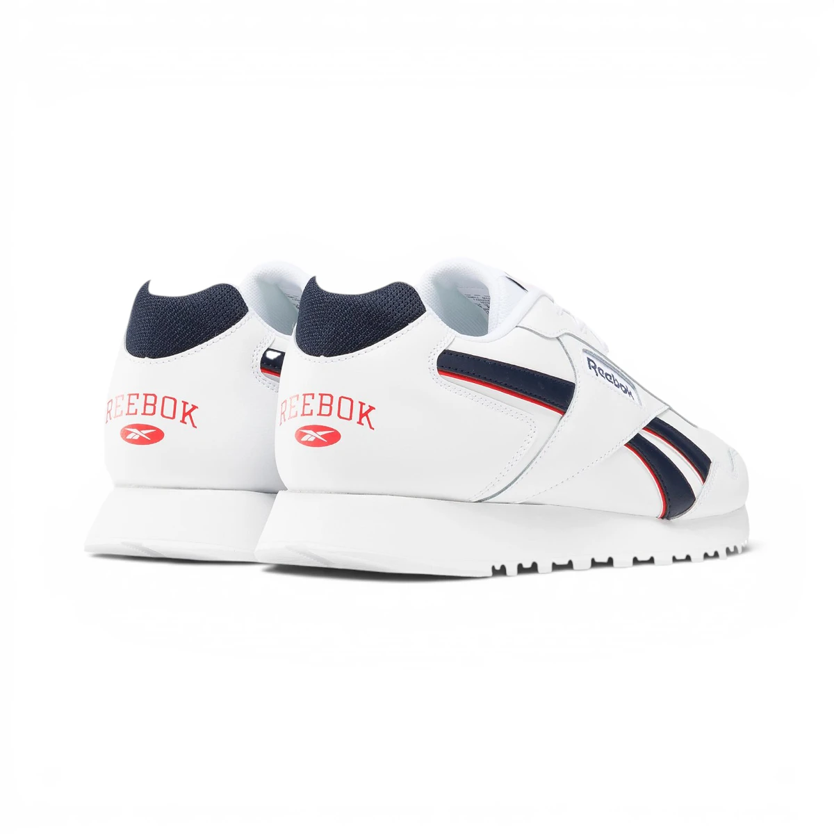 100074141 Bijele retro tenisice s plavim detaljima – Reebok