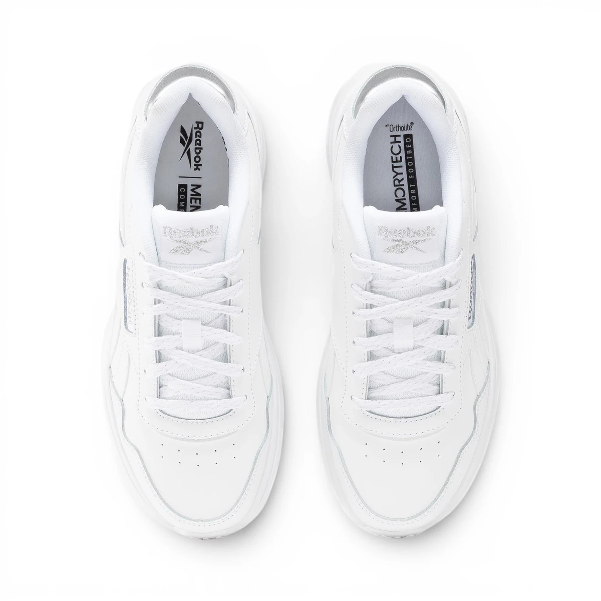 100074173 Bijele tenisice sa srebrnim detaljima za svaki dan – Reebok