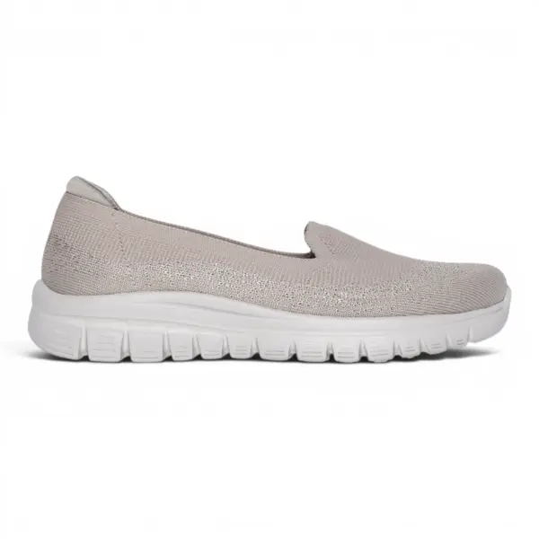 Ženske slip-on Skechers Graceful View Find taupe