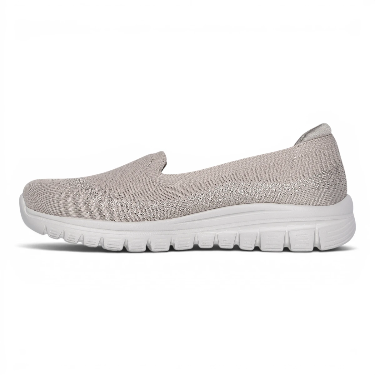 100697-TPE Ženske slip-on Skechers Graceful View Find taupe
