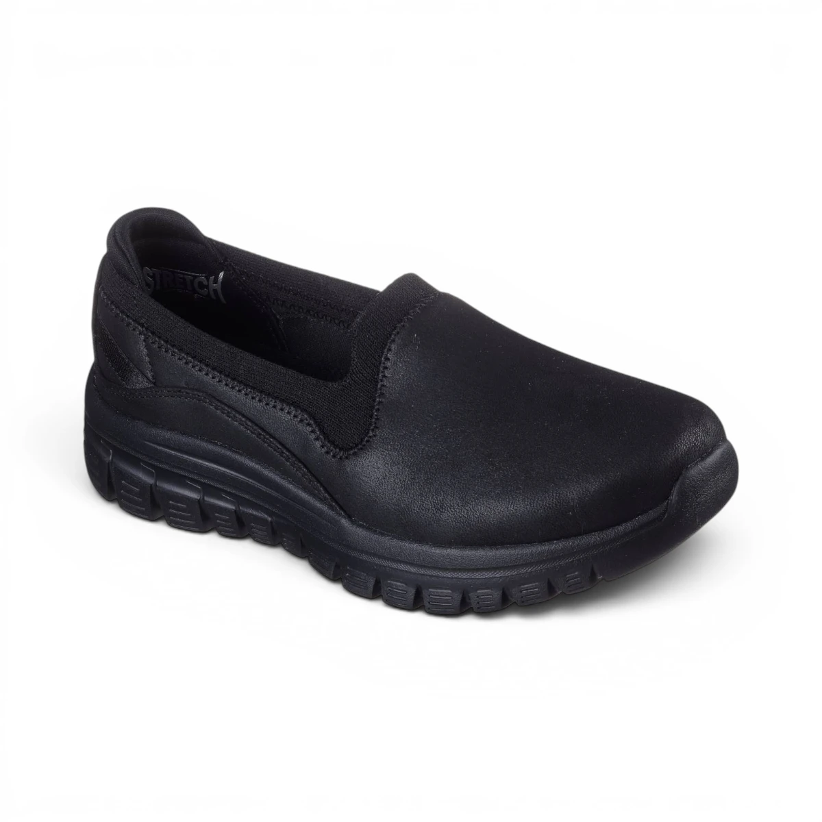 100703-BBK Ženske slip-on Skechers Graceful Leaning In crne