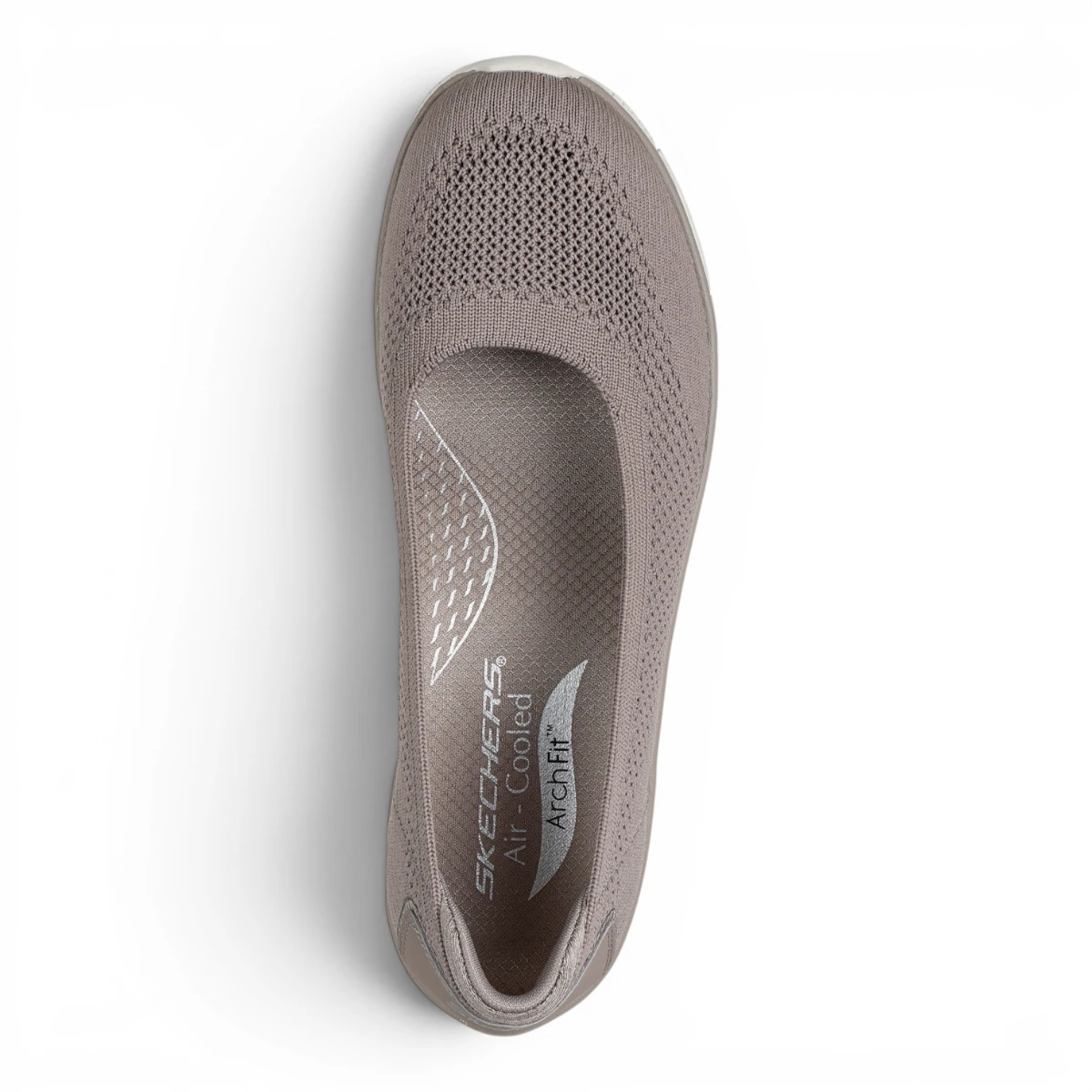 100729-DKTP Ženske slip-on Arch Fit Sunny Zen Walk Taupe Skechers