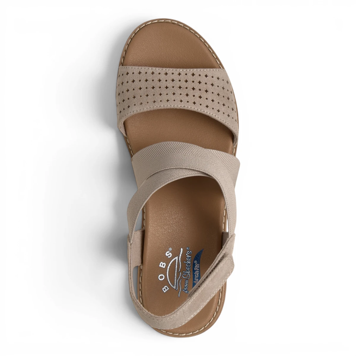 113890-TPE Ženske sandale Arch Fit Oasis B Perf taupe Skechers