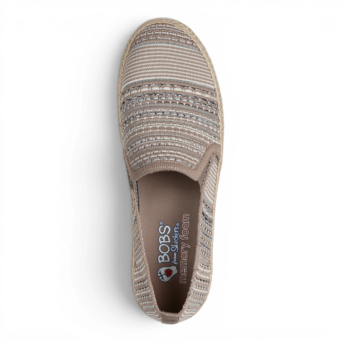 113982-TPMT Ženske slip-on Flexpadrille 3.0 espadrile bež Skechers