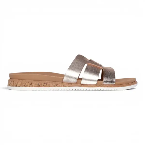 Ženske natikače Desert Kiss Low Peak Look rozo zlatne Skechers