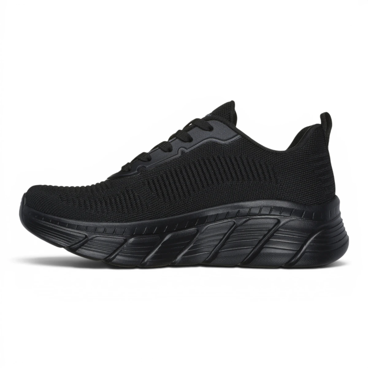 117385-BBK Ženske tenisice BOBS B Flex Hi Flying crne Skechers