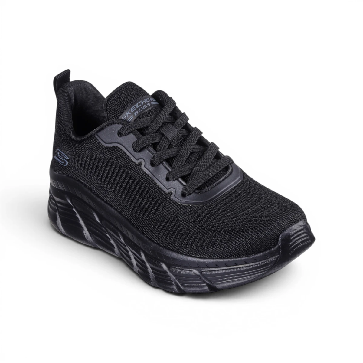 117385-BBK Ženske tenisice BOBS B Flex Hi Flying crne Skechers
