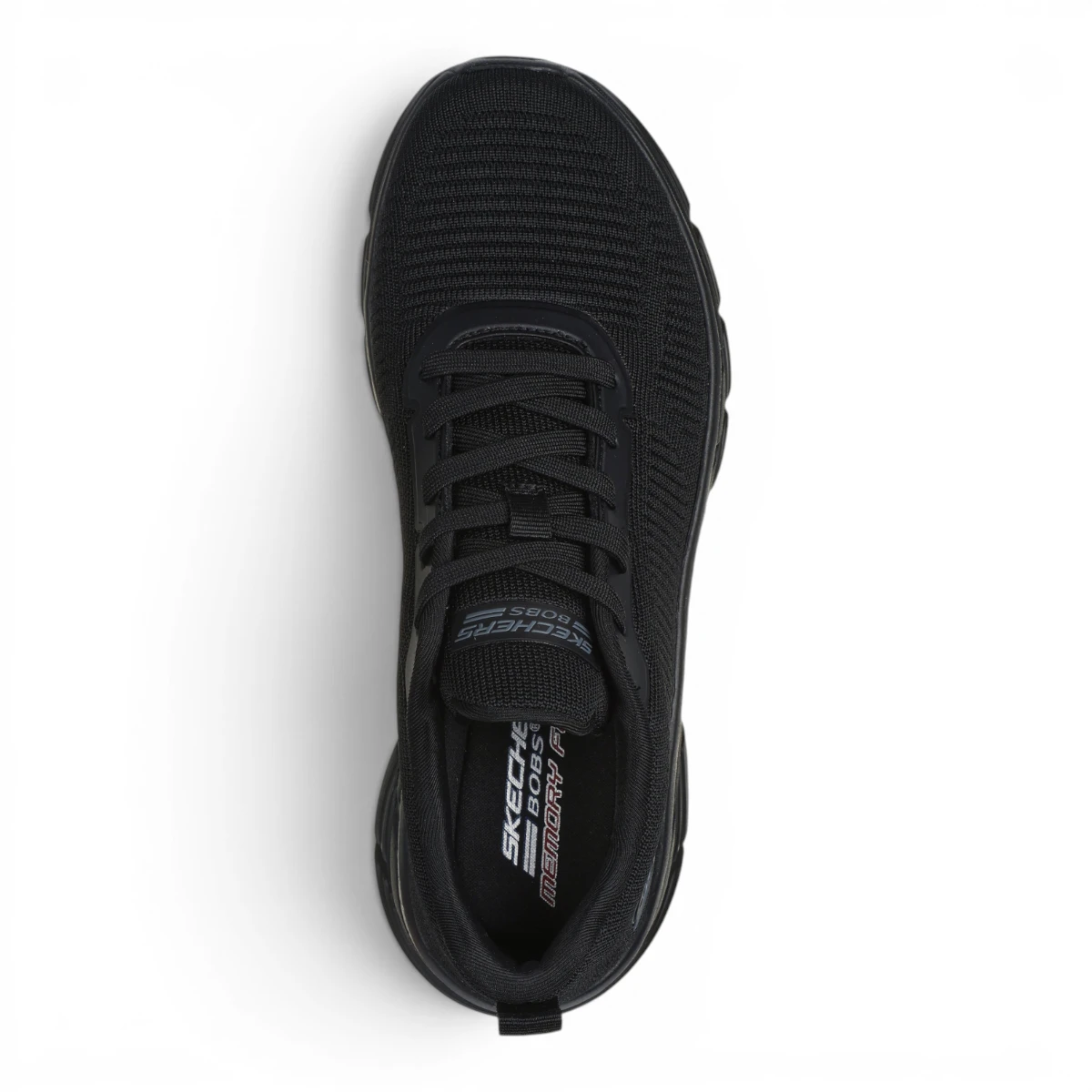 117385-BBK Ženske tenisice BOBS B Flex Hi Flying crne Skechers
