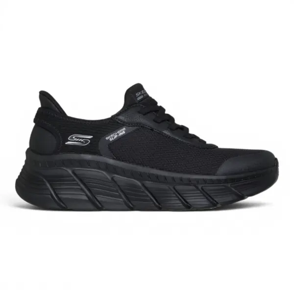 Ženske tenisice BOBS B Flex Hi Linear Force crne Skechers