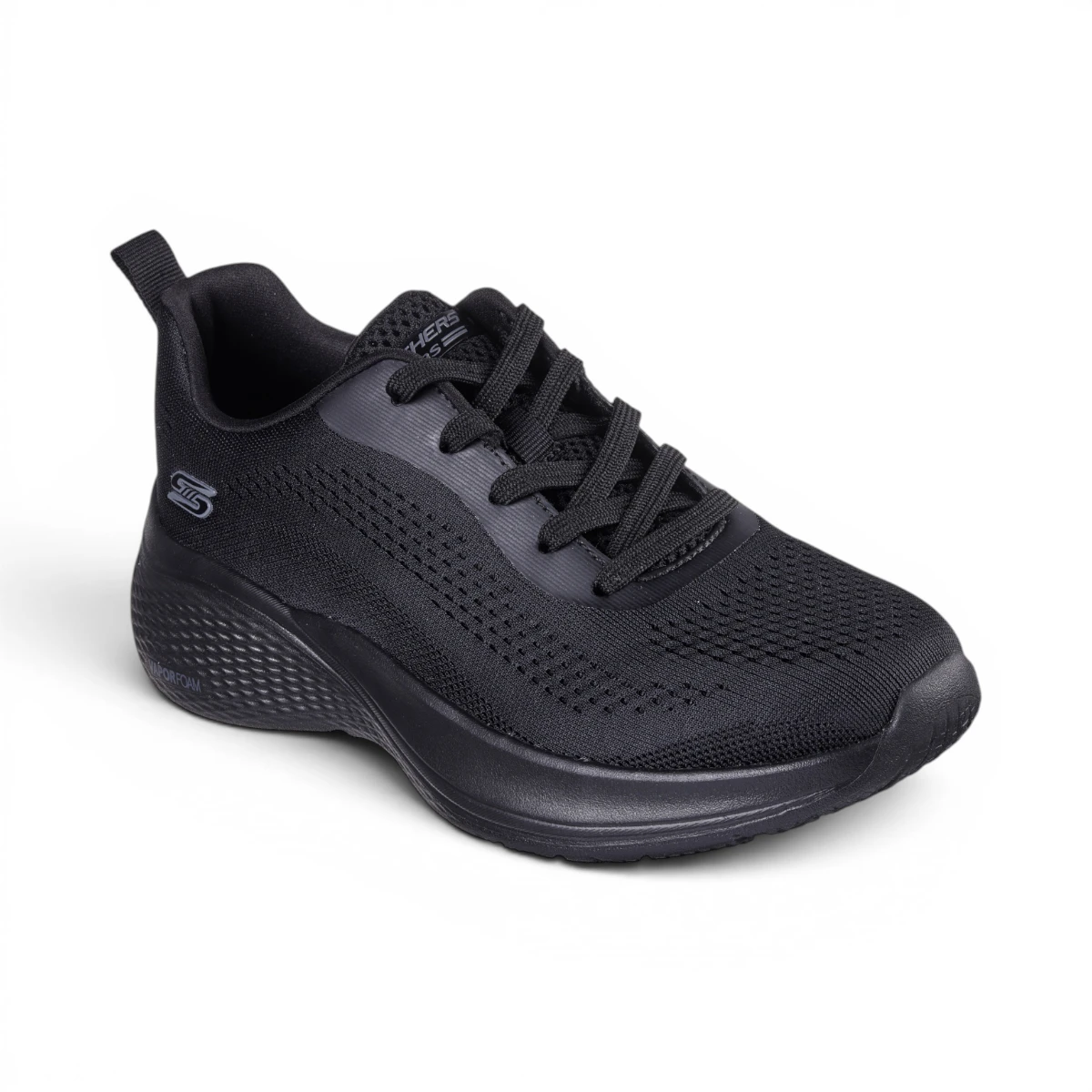 117550-BBK Ženske tenisice BOBS Infinity crne Skechers