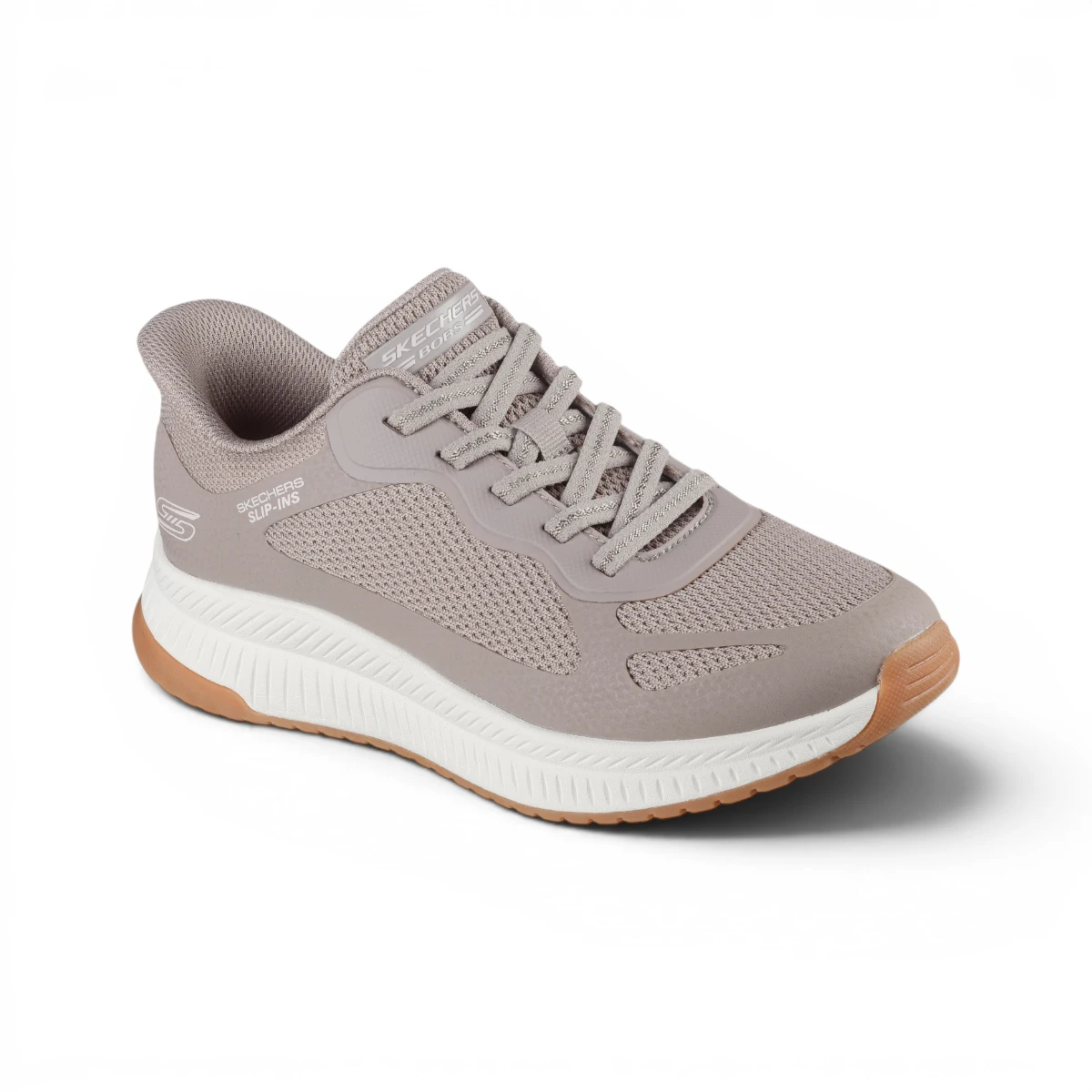 117624-TPE Ženske tenisice BOBS Squad 4 Staple Look crne Skechers