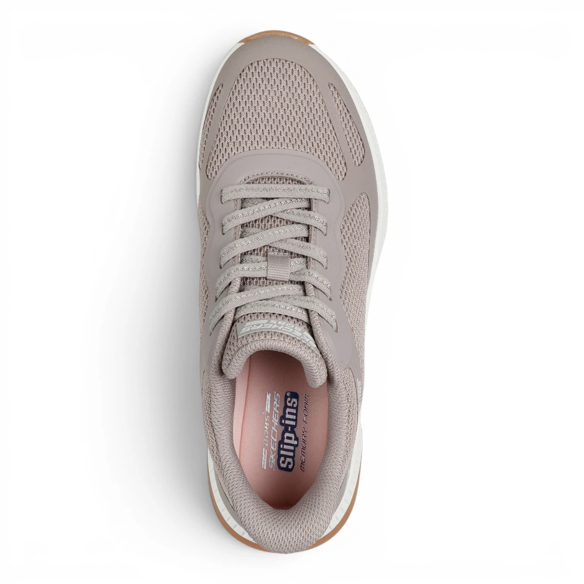 117624-TPE Ženske tenisice BOBS Squad 4 Staple Look crne Skechers