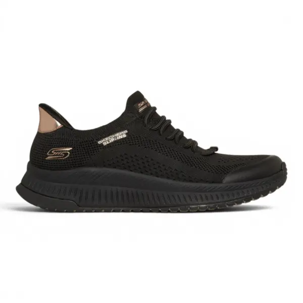 Crne ženske tenisice BOBS Squad 4 Dire Step – Skechers