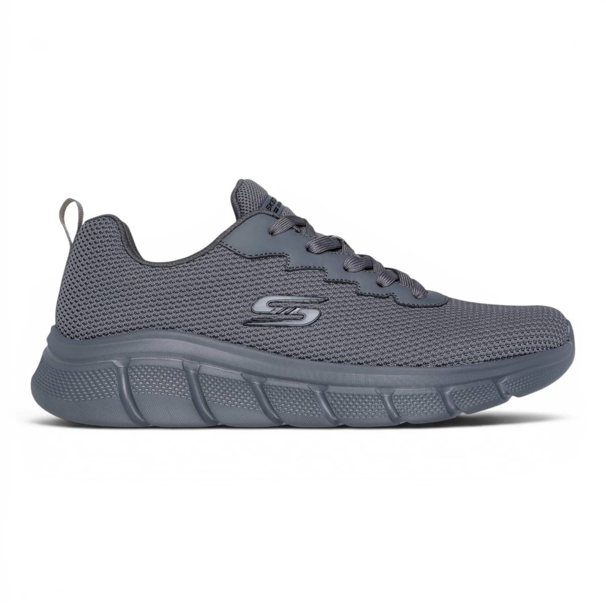 118106-DKGY Sive muške tenisice BOBS B Flex Chill Edge – Skechers