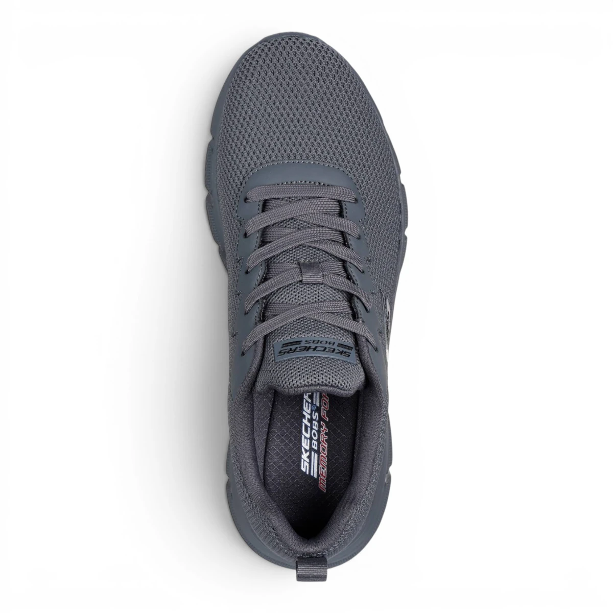 118106-DKGY Sive muške tenisice BOBS B Flex Chill Edge – Skechers