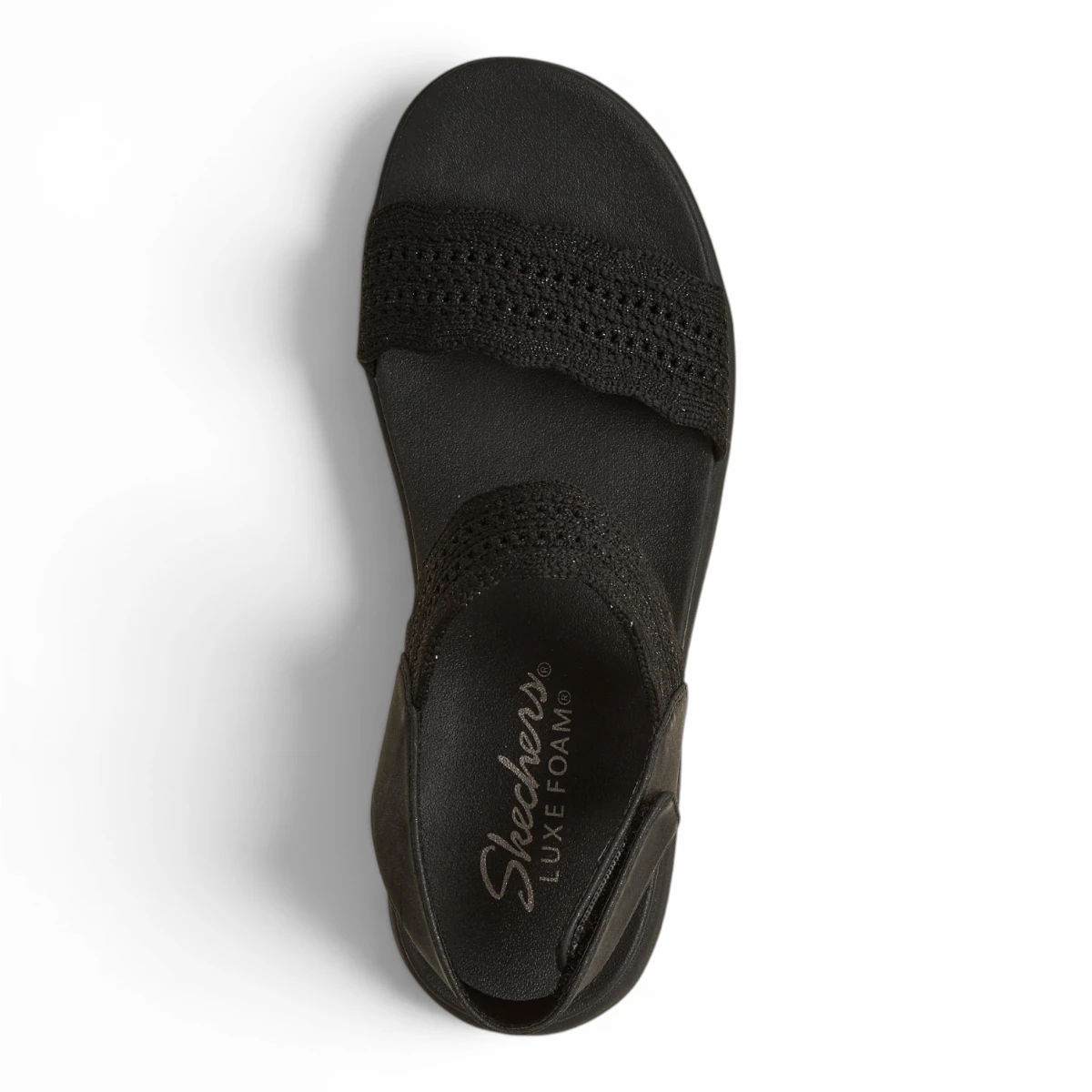 119559-BBK Crne ženske sandale Arya Favorite Finds – Skechers