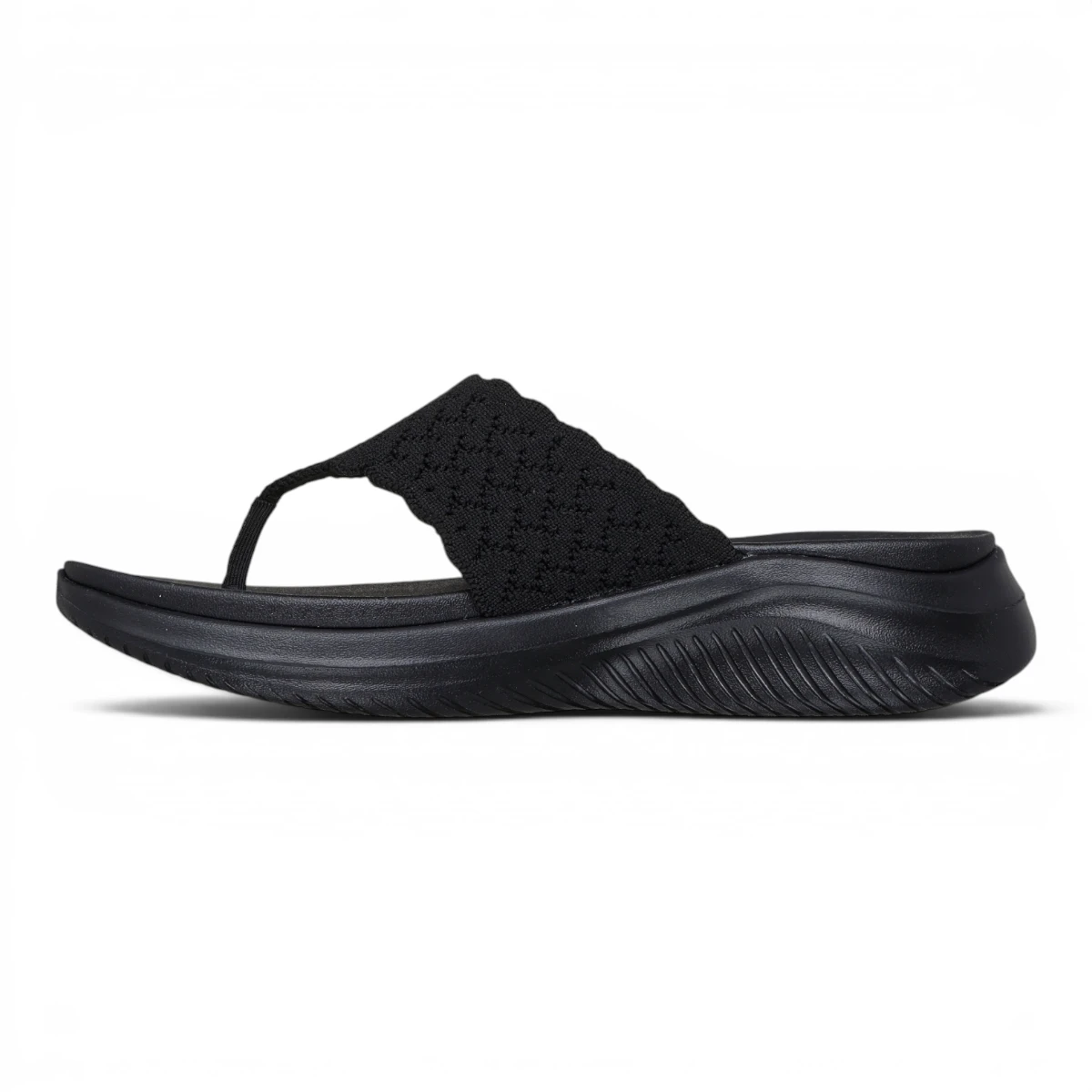 119971-BBK Crne ženske natikače Ultra Flex 3.0 Sandal Rhythm – Skechers