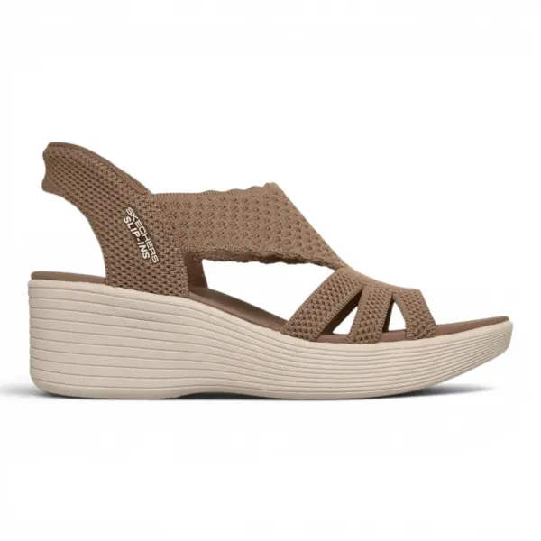 Smeđe ženske Slip-ins sandale Parallel Lite Summer Invite – Skechers