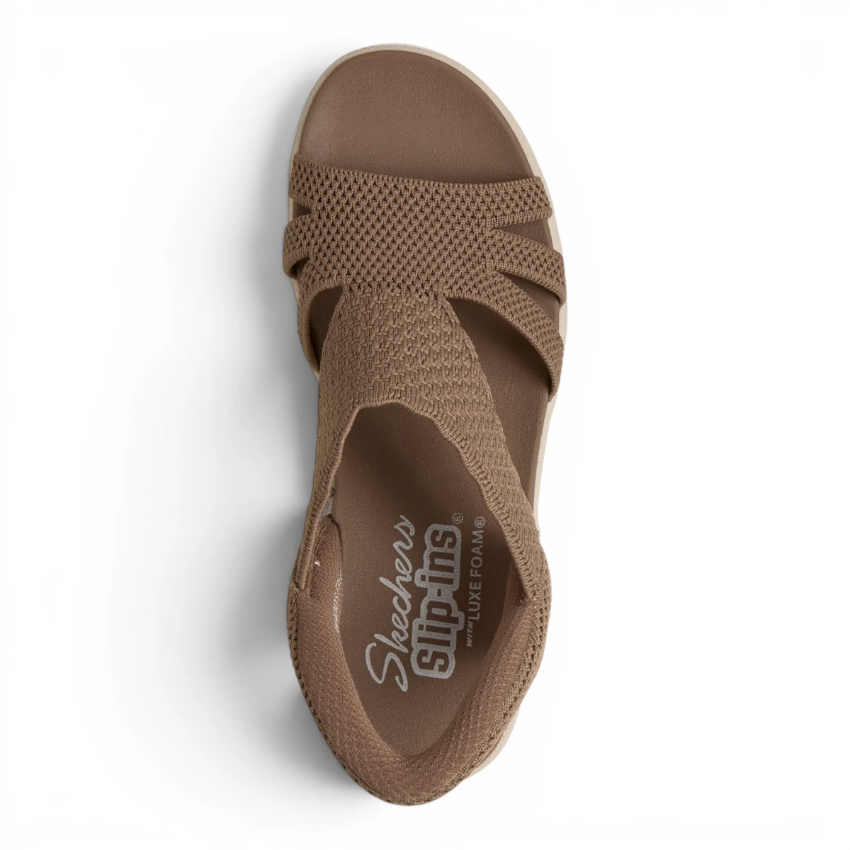 120012-MOC Smeđe ženske Slip-ins sandale Parallel Lite Summer Invite – Skechers
