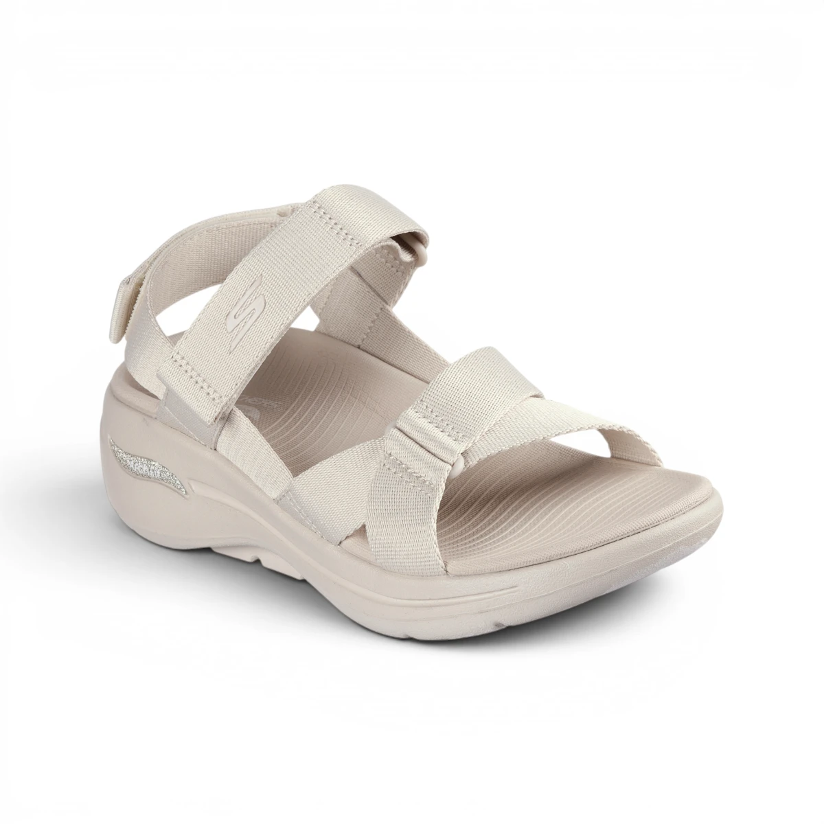140808-NAT Bež ženske sandale GO WALK Arch Fit Sandal Attraction – Skechers