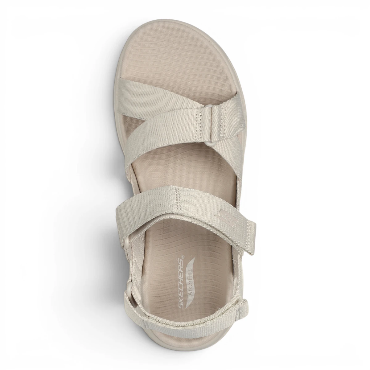 140808-NAT Bež ženske sandale GO WALK Arch Fit Sandal Attraction – Skechers