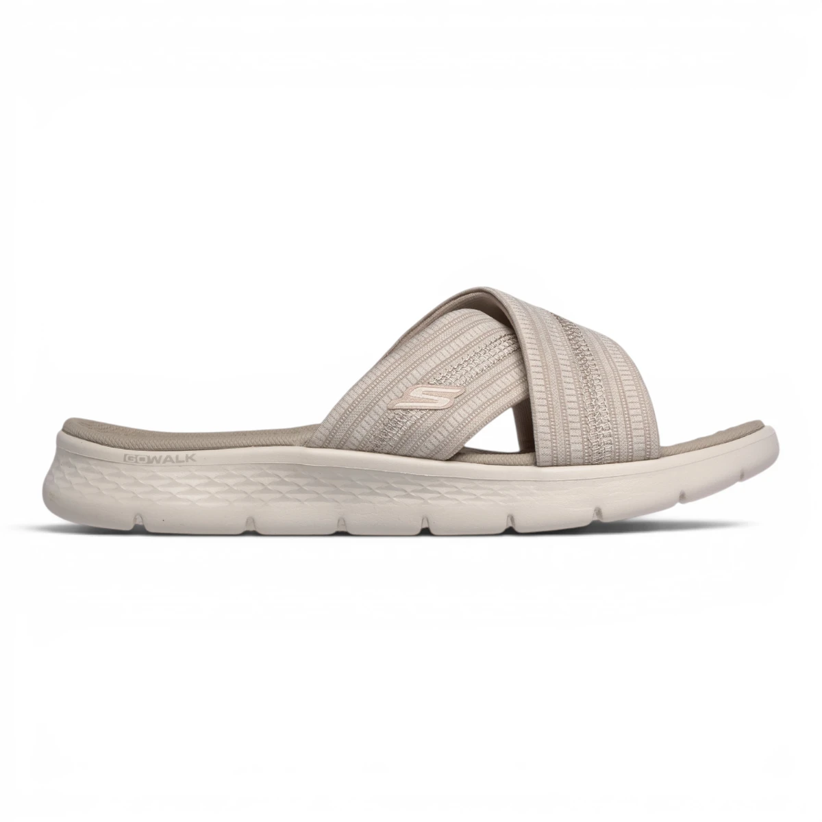 141420-DKTP Taupe ženske natikače GO WALK Flex Sandal Impress – Skechers