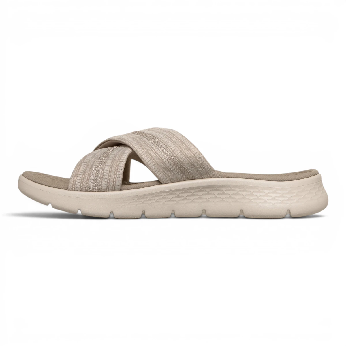 141420-DKTP Taupe ženske natikače GO WALK Flex Sandal Impress – Skechers