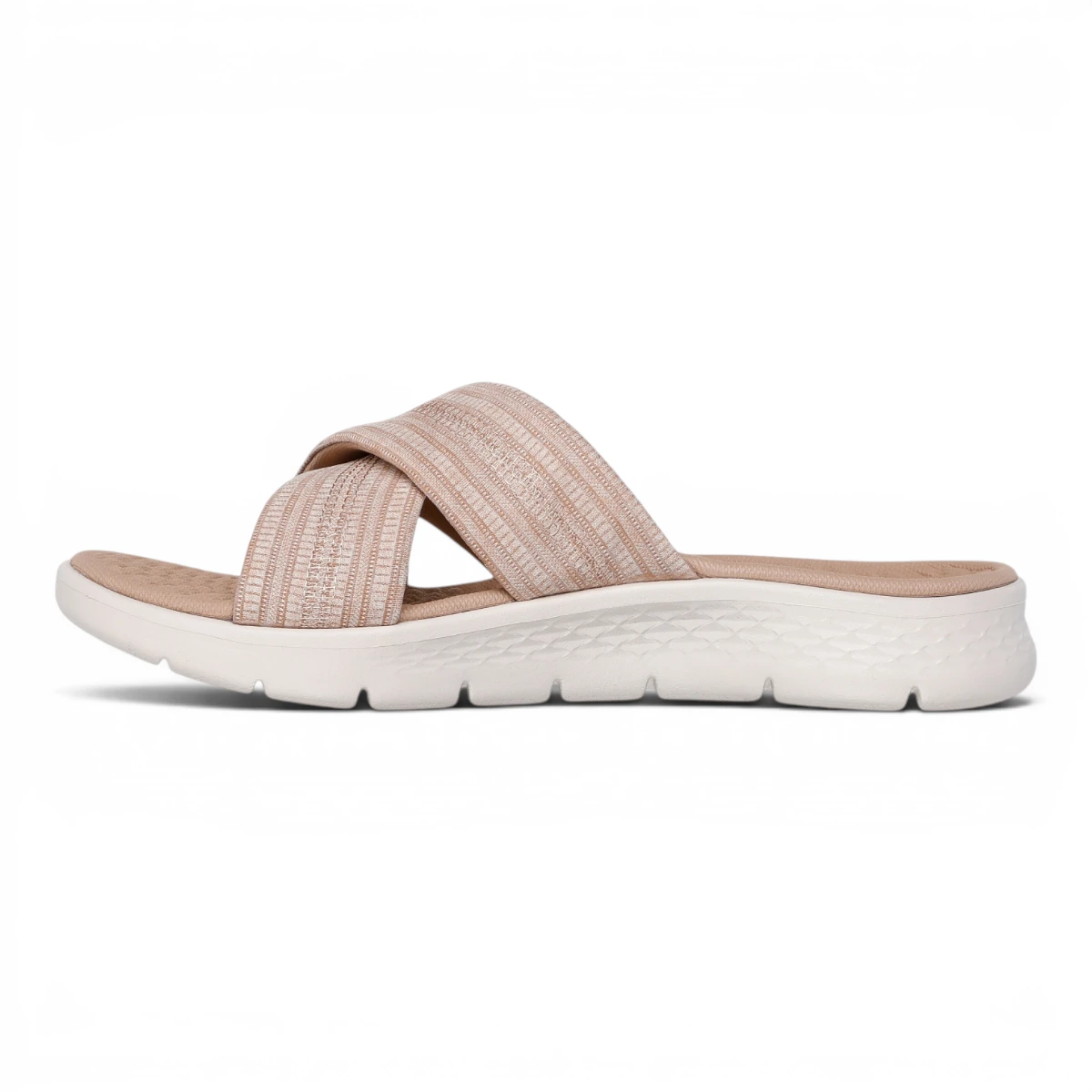 141420-TPE Svijetlo smeđe ženske natikače GO WALK Flex Sandal Impress – Skechers