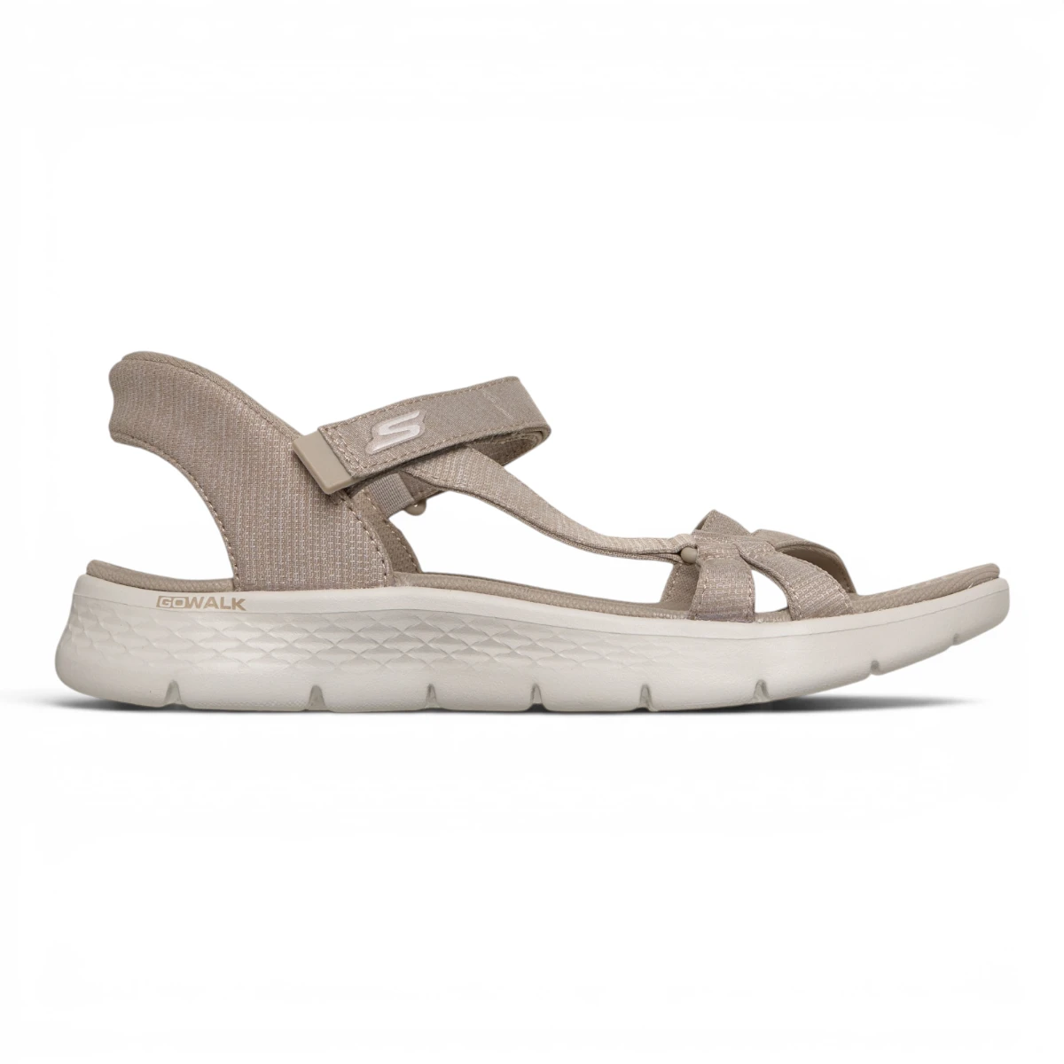 141481-TPE Taupe ženske Slip-ins sandale GO WALK Flex Sandal Illuminate – Skechers