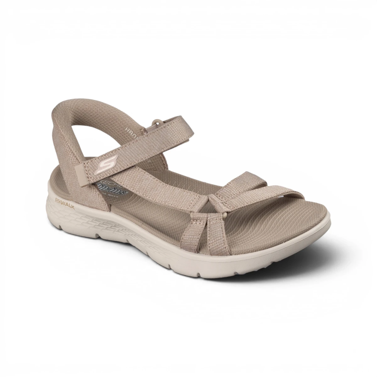 141481-TPE Taupe ženske Slip-ins sandale GO WALK Flex Sandal Illuminate – Skechers