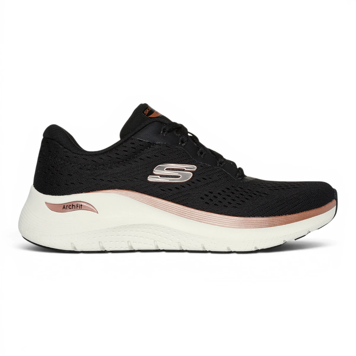 150067-BKRG Crno-roze ženske tenisice Arch Fit 2.0 Glow TH – Skechers