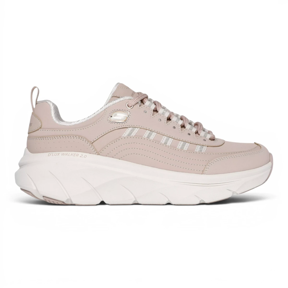 150106-TPGD Taupe zlatne ženske tenisice D’Lux Walker 2.0 – Skechers