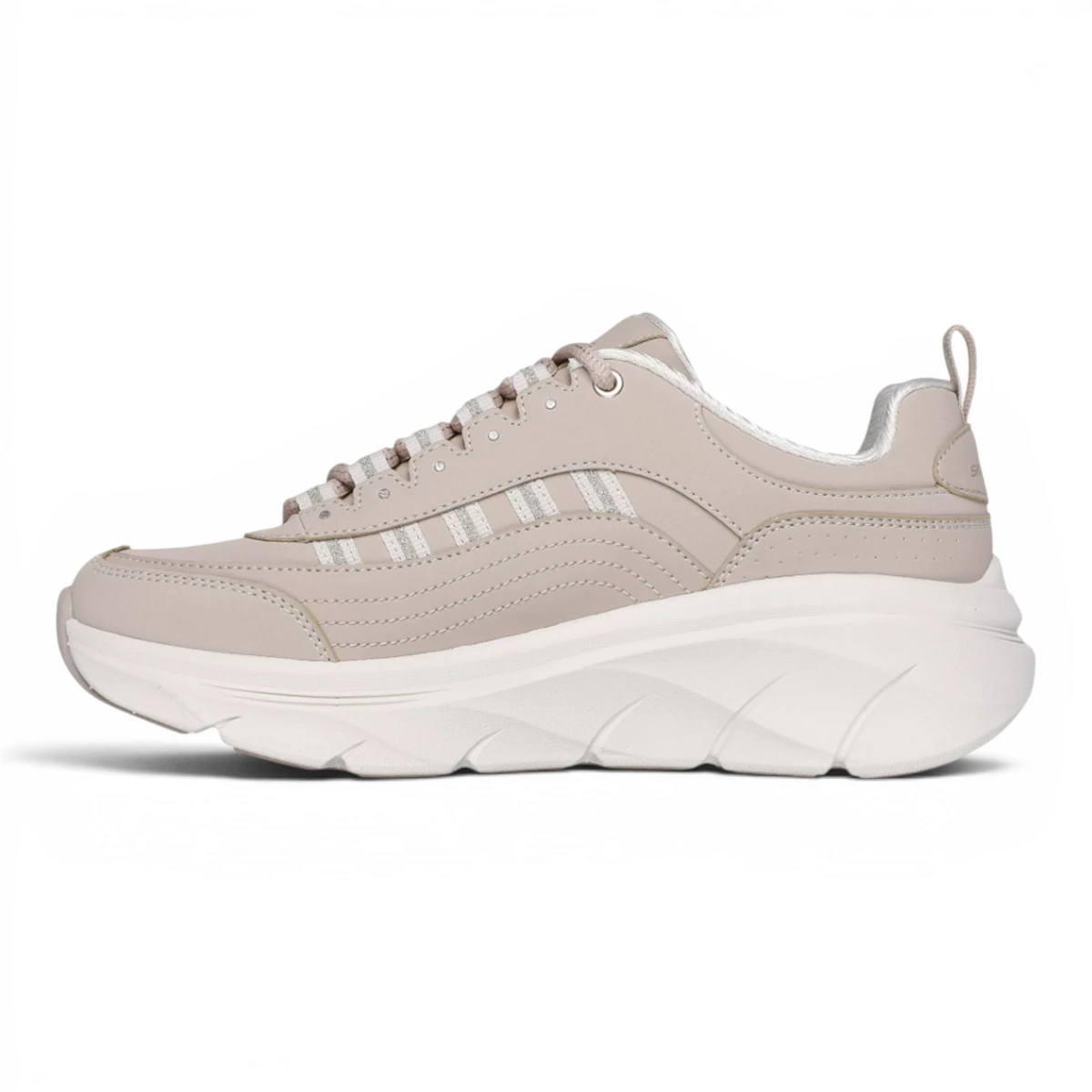 150106-TPGD Taupe zlatne ženske tenisice D’Lux Walker 2.0 – Skechers