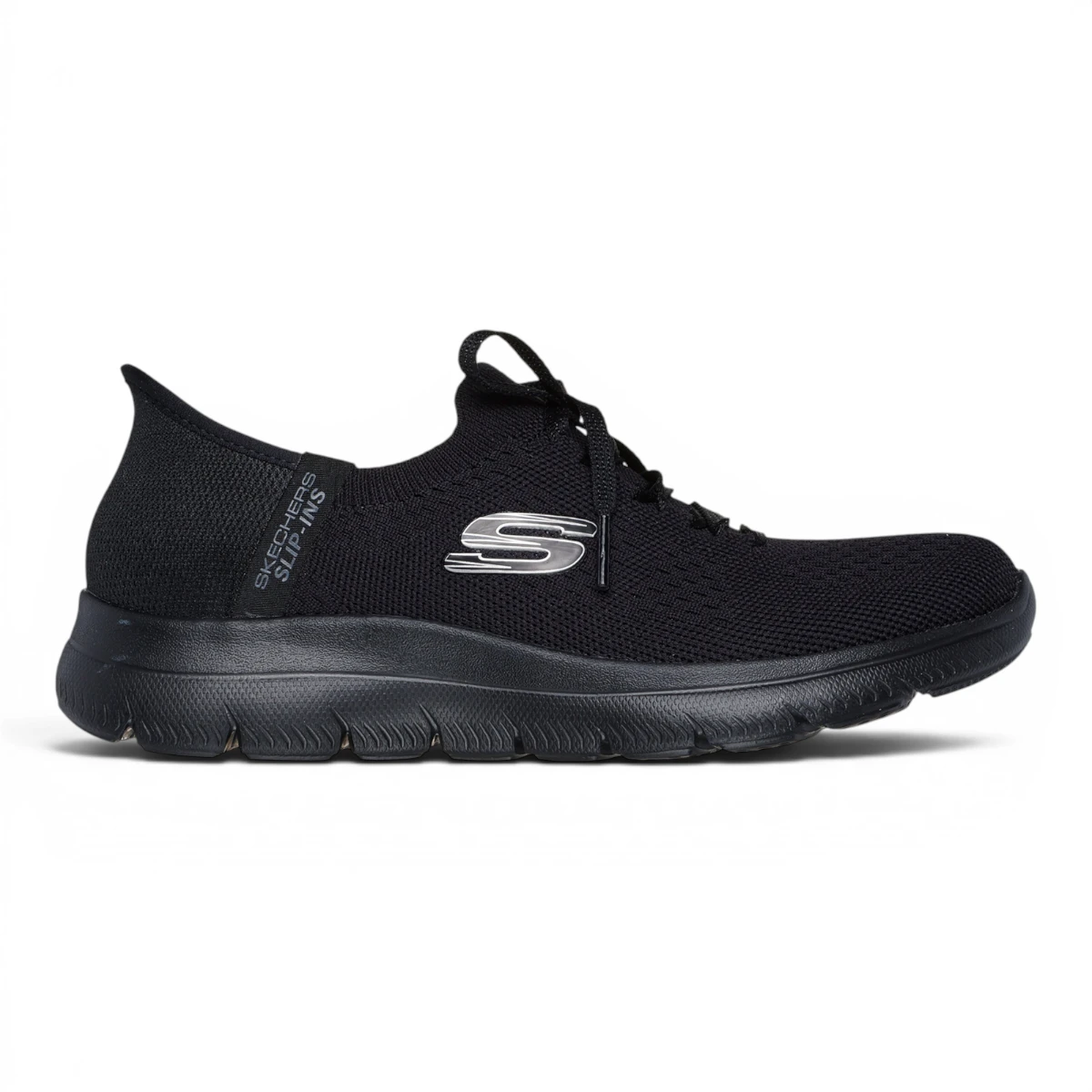 150263-BBK Crne ženske slip-on tenisice Summits New Daily – Skechers