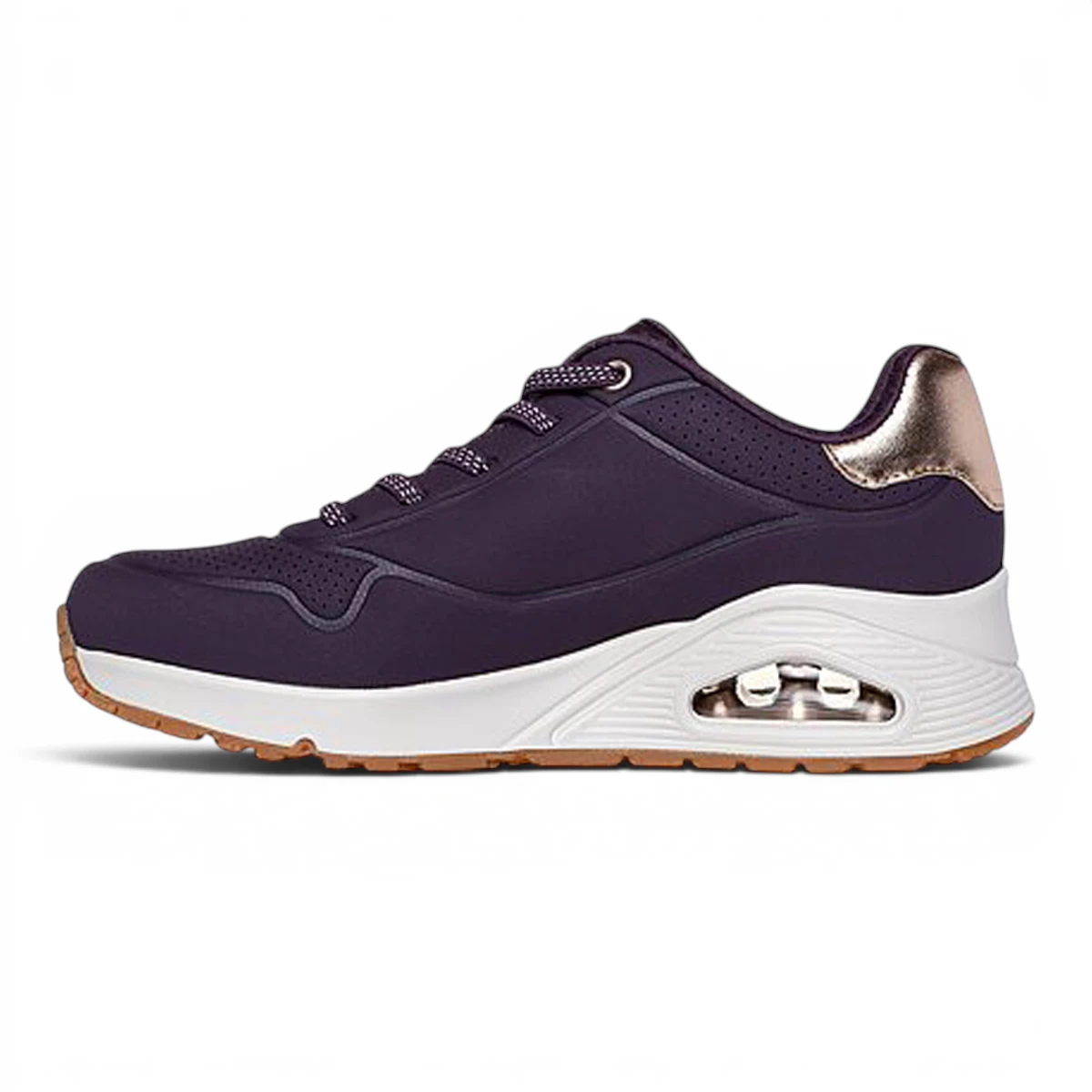 155196-DKPR Violet ženske tenisice UNO Shimmer Away – Skechers