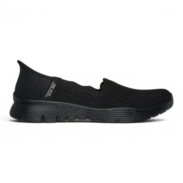 Crne ženske mokasine Seager Believe It – Skechers