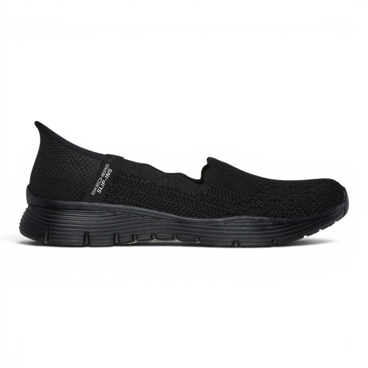 158980-BBK Crne ženske mokasine Seager Believe It – Skechers