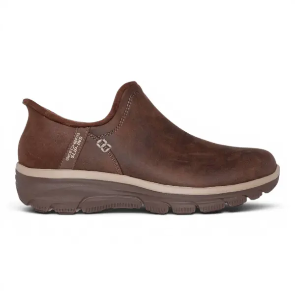 Smeđe ženske mokasine Easy Going Modern – Skechers