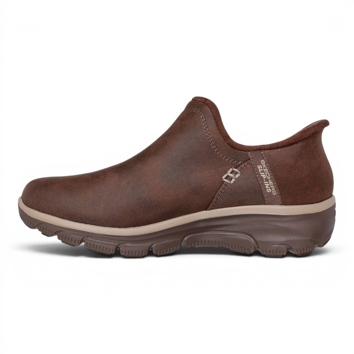 167872-CHOC Smeđe ženske mokasine Easy Going Modern – Skechers
