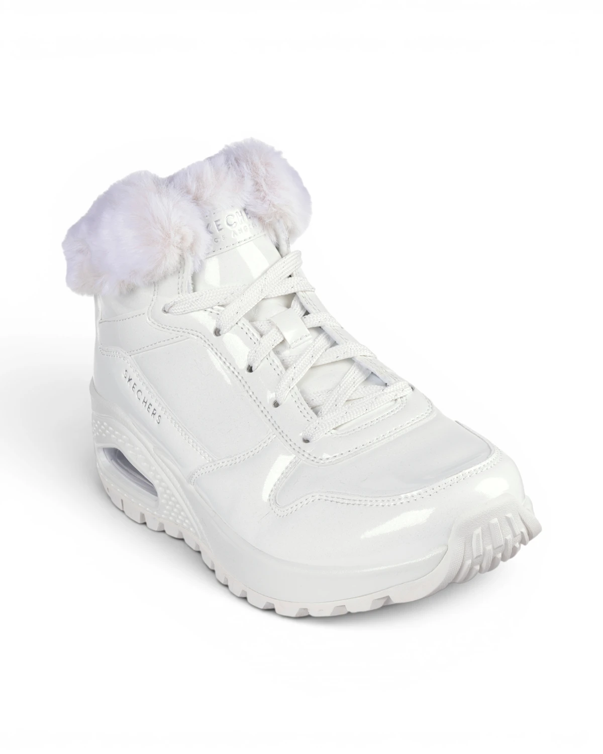 168126-WHT Bijele ženske gležnjače UNO Rugged Fiesty – Skechers