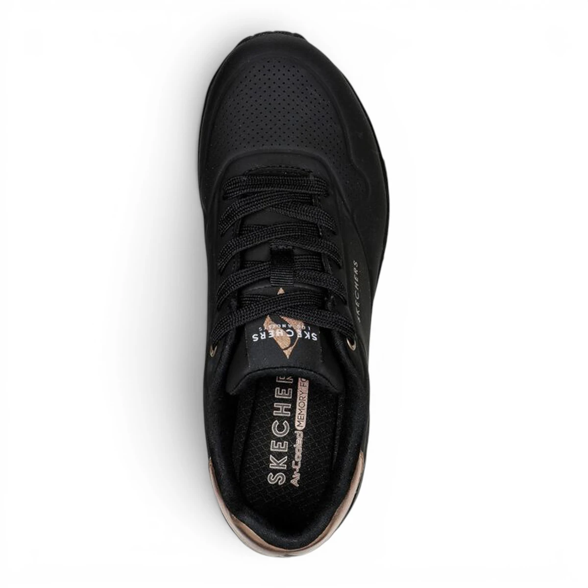 177094-BBK Crne ženske tenisice UNO Golden Air – Skechers