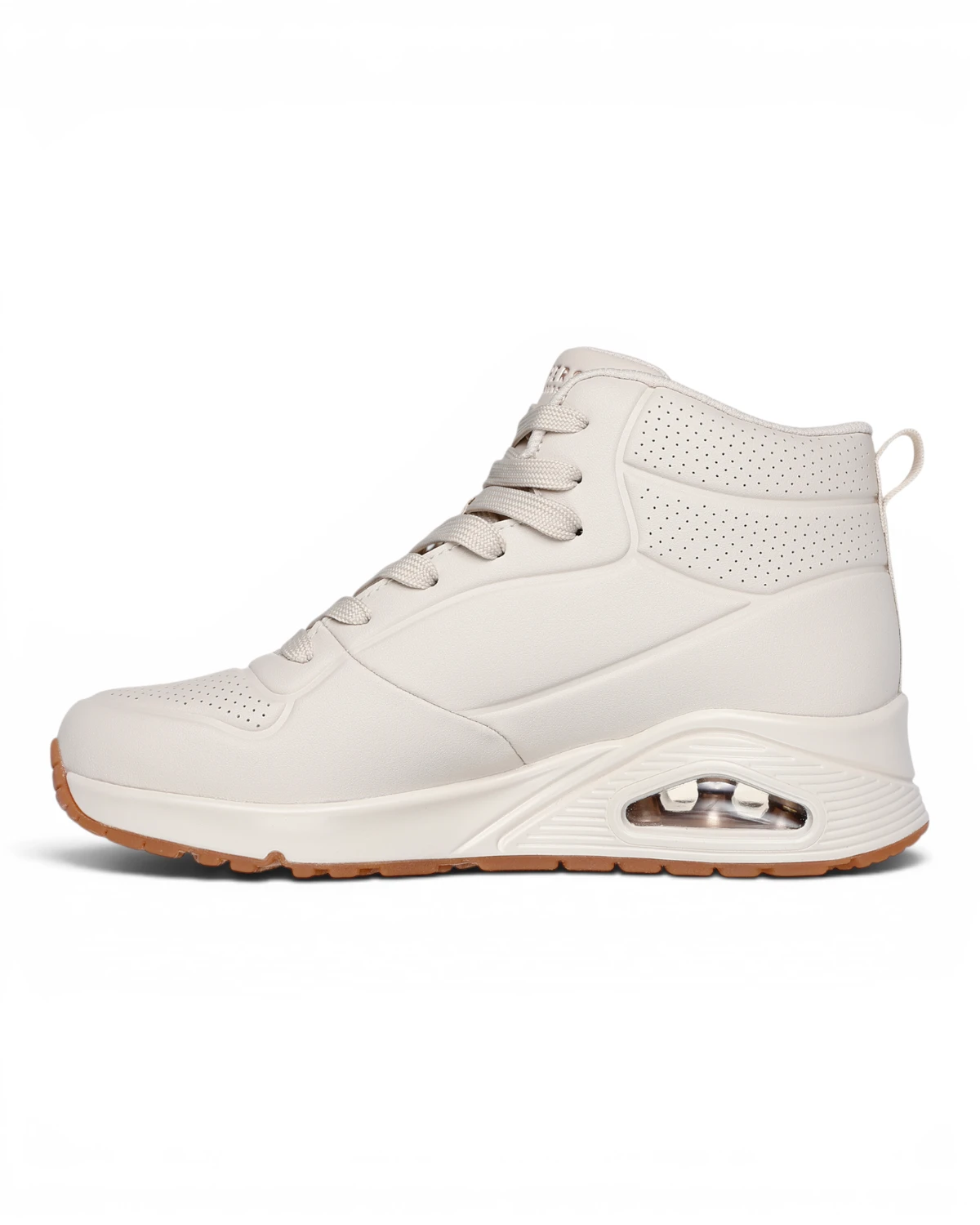 177097-OFWT Bež ženske tenisice/gležnjače Uno Stand High – Skechers