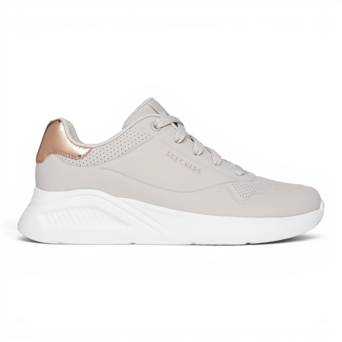 177291-NAT Bež ženske tenisice Uno Lite Shimmer Along – Skechers