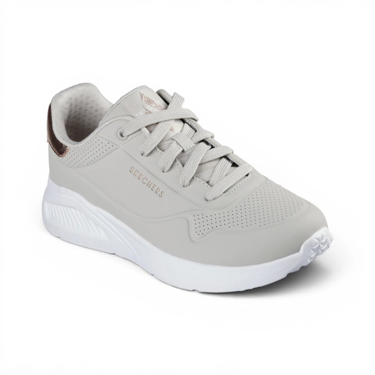 177291-NAT Bež ženske tenisice Uno Lite Shimmer Along – Skechers